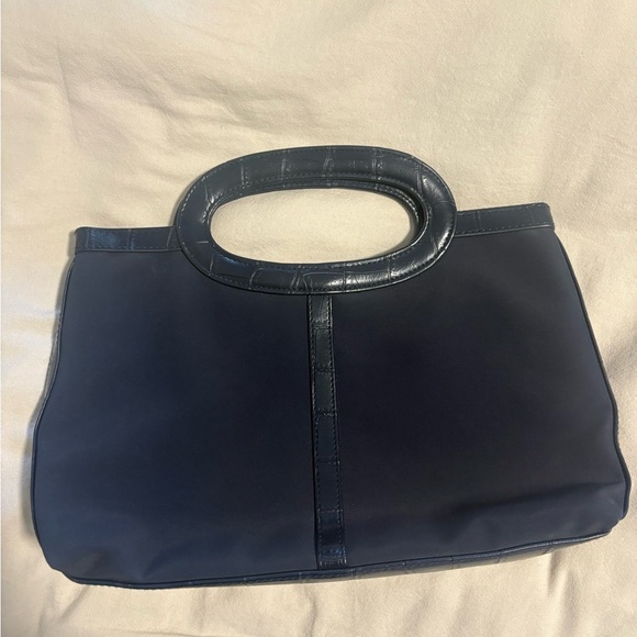Estée Lauder Satchel Small‎ Navy Blue Bag - Picture 9 of 11